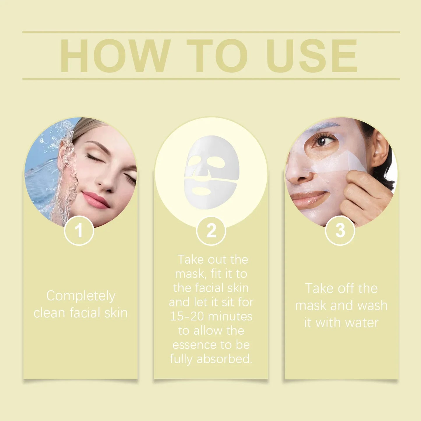 EELHOE Nicotinamide Face Mask – Collagen, Hyaluronic Acid Firming