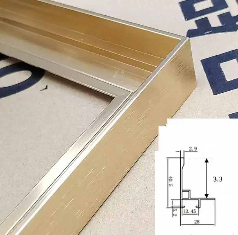Customized Aluminum Alloy Frame for Paintings, Canvas Picture Frame, DIY, Modern, Grand Format, All Kinds of Size Peaceful Pleasures Health and Wellness