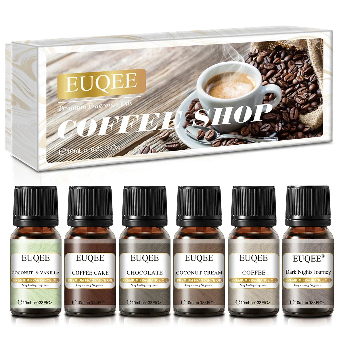 EUQEE 10ml Fragrance Oil – Reed Diffuser, Candle & Aromatherapy