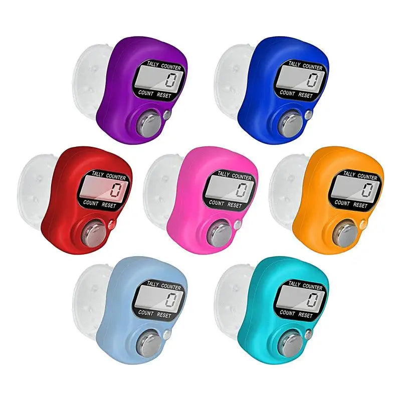 Finger Counter Digital LED Electronic Handheld Tally Counter Clicker Counter Ring for Sewing Knitting Weave Tool Peaceful Pleasures Health and Wellness