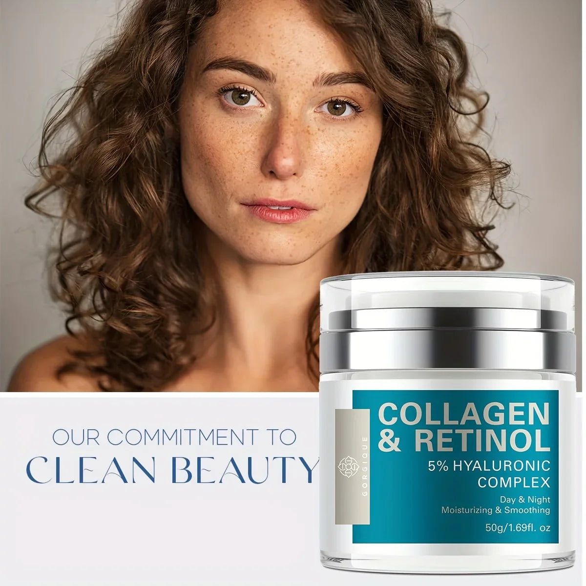 GORGIQUE Retinol Face Cream – Hyaluronic Acid & Collagen 50g