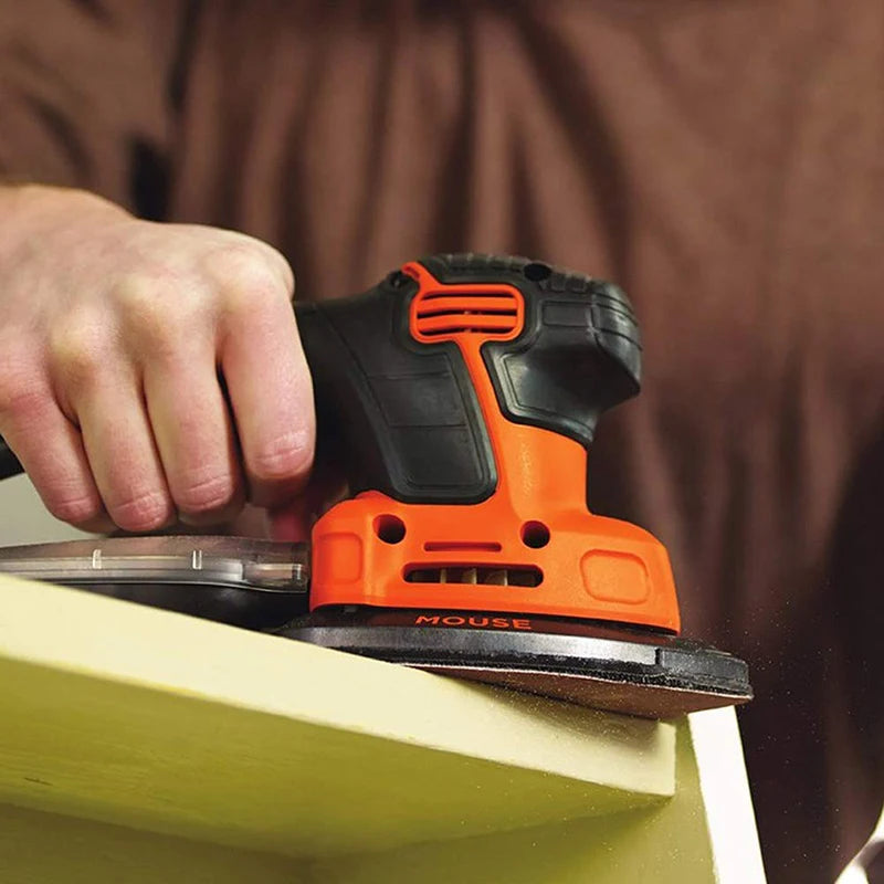 12 Holes Mouse 60-320 Grits Paper Detail Sanding Sander PSM