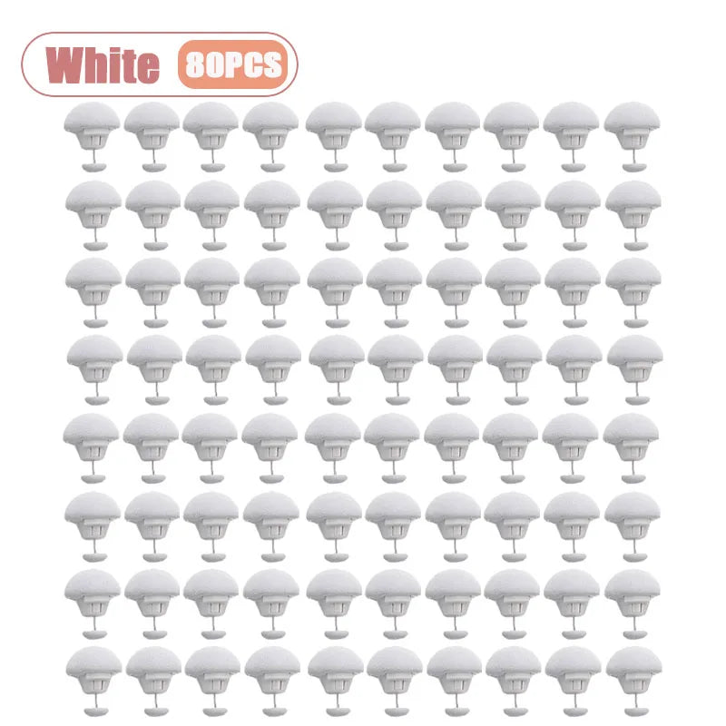 Mushroom Head Duvet Clips – No-Sew Bed Sheet Fasteners 20–80 PCS