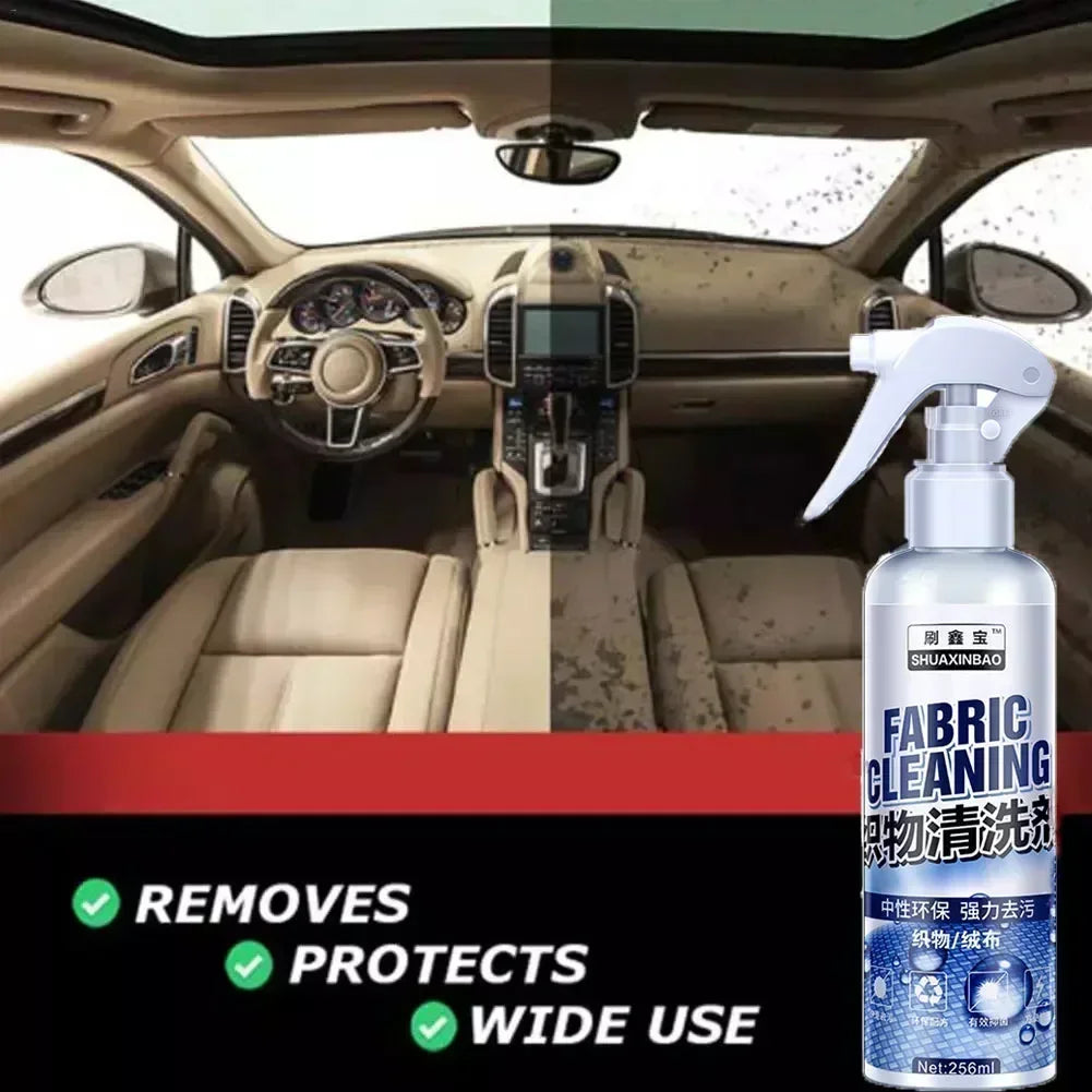 Car Interior Cleaning Agent Ceiling Cleaner Leather Flannel Woven Fabric Water-free Cleaning Agent Auto Roof Dash Cleaning Tool Peaceful Pleasures Health and Wellness