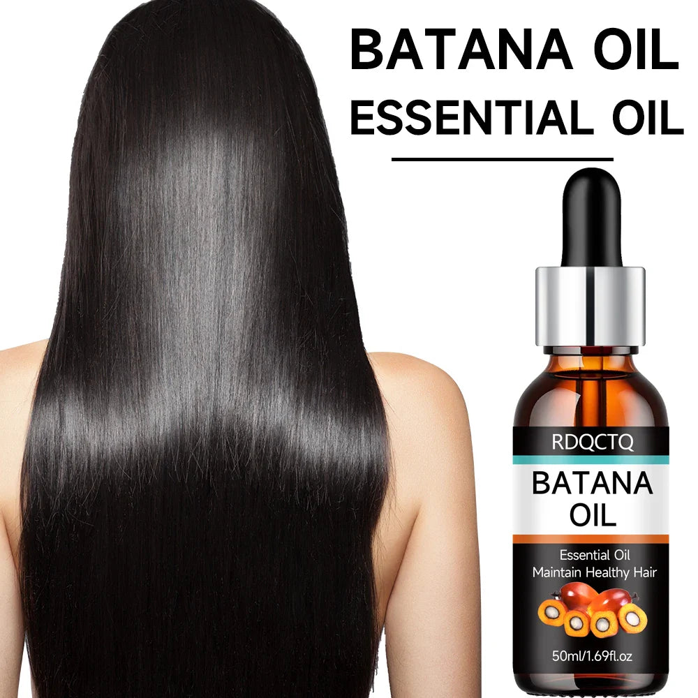 Batana Oil Hair Growth Serum – Nourishing Frizz Control Treatment