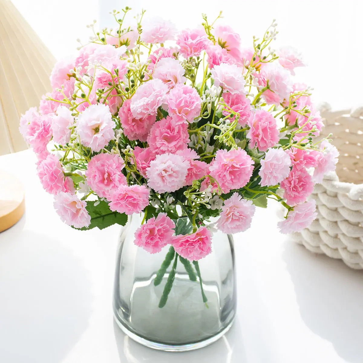 Silk Carnation Artificial Flowers – Wedding & Home Décor