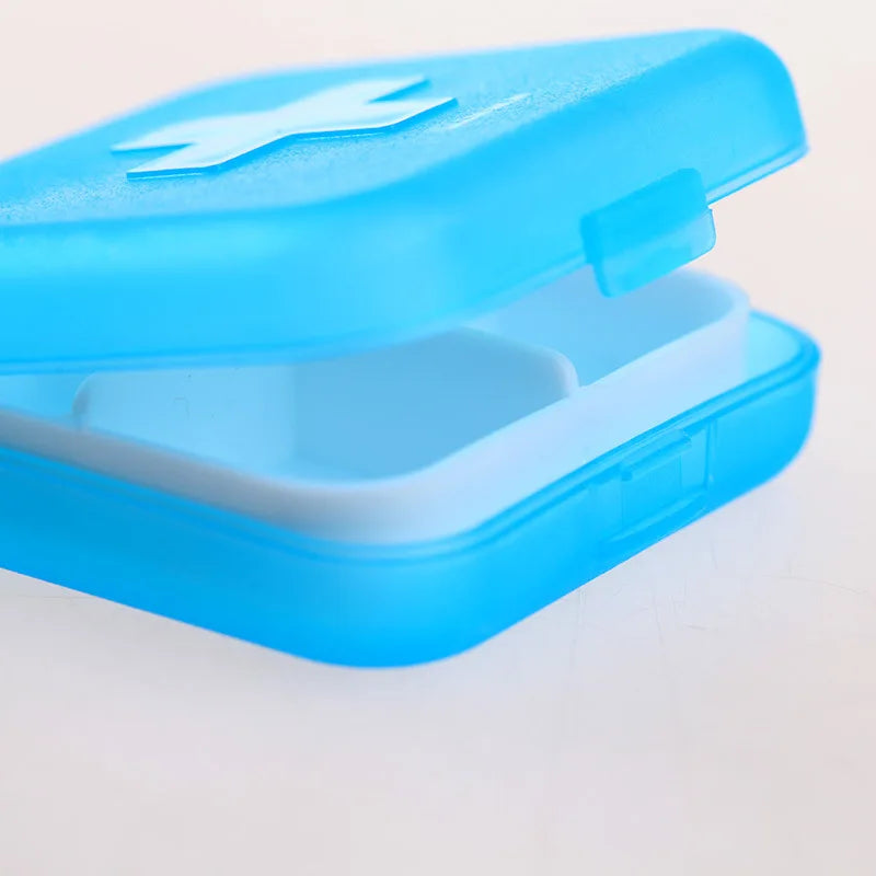 Mini 4-Compartment Pill Box | Portable Travel Medication Organizer