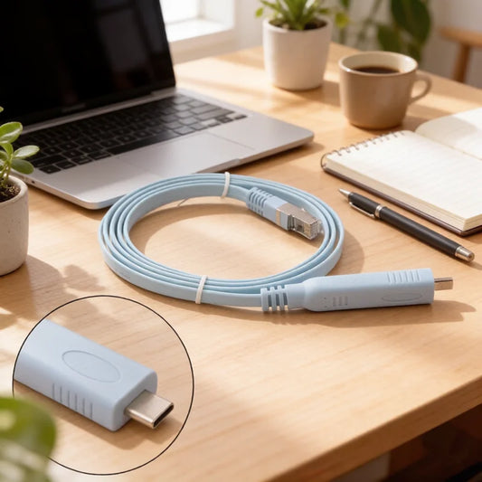 USB-C to RJ45 Serial Console Cable 1.5m RS232 Adapter