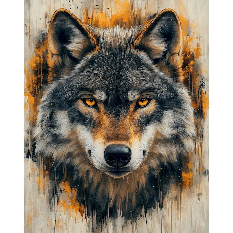 Paint by Number Kit for Adults – Flower & Animal Canvas 60×75cm