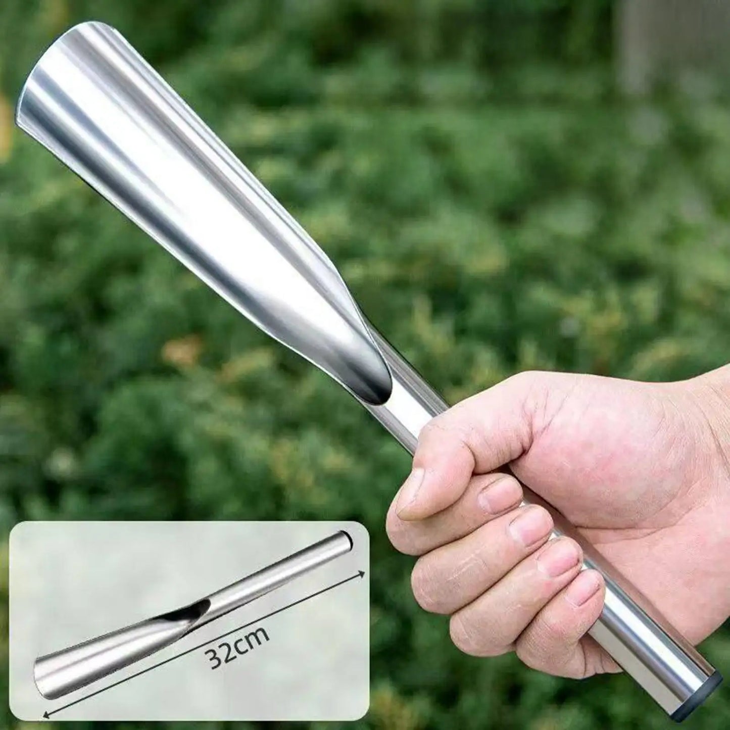 Soil Scoop Stainless Steel Planting Digging Tool Garden Scoop For Outdoor Yard Lawn Patio Balcony Farm Orchard Greenhouse Peaceful Pleasures Health and Wellness