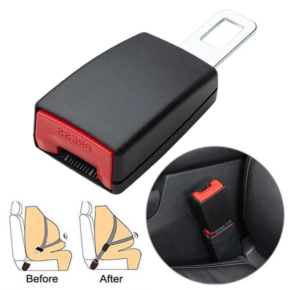 Universal Car Safety Belt insert Seat Belt Extension Plug Buckle Seatbelt Clip Adjustable Extender Child Car Accessories Peaceful Pleasures Health and Wellness