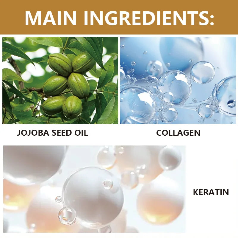Keratin Hair Mask – Collagen & Coconut Oil Deep Conditioner