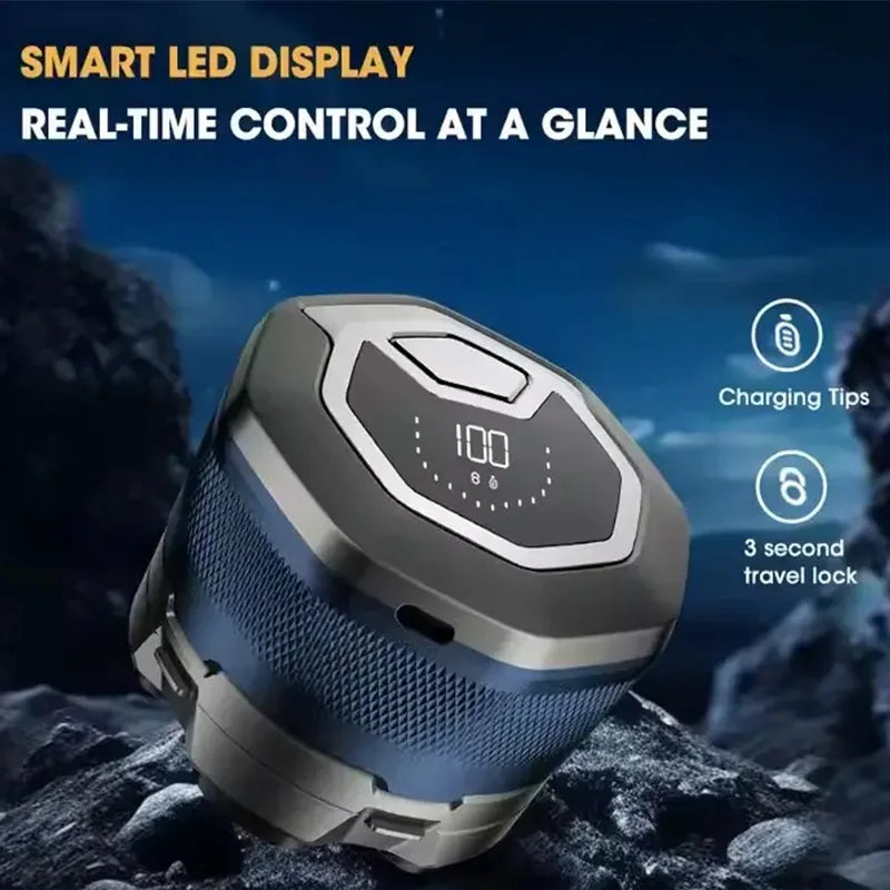 6 Head Portable Waterproof Rechargeable Shaving machine Foil Head Bald Shaver Barber Electric Shavers for Men Peaceful Pleasures Health and Wellness