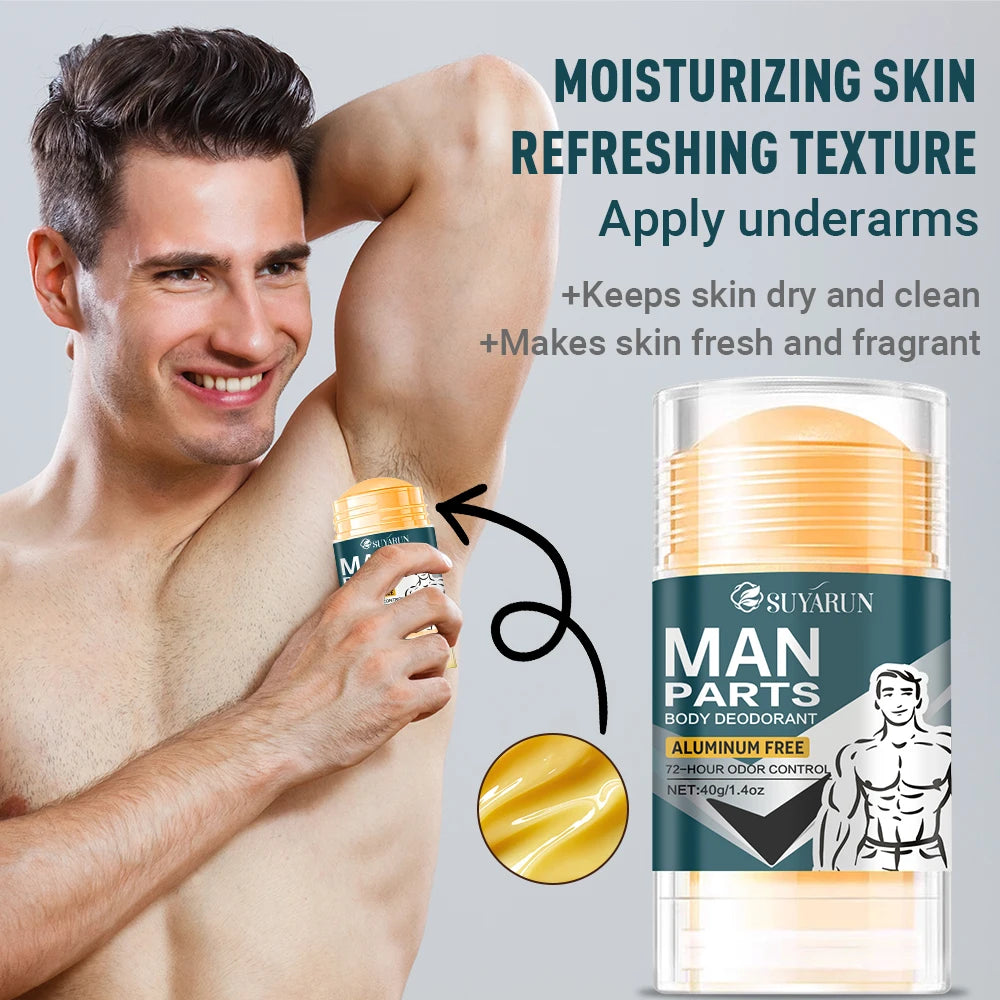 SUYARUN Natural Deodorant Stick for Men with Glycerin & Mint | Freshness & Odor Protection | Long-Lasting | Sale Now. Peaceful Pleasures Health and Wellness