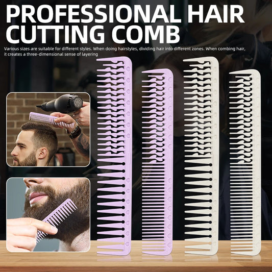 Anti-Static pro Barber Hairdressing Cutting Comb Short Hair Trimmer Salon Styling Hairbrush Hair Care Essential Styling Tool Peaceful Pleasures Health and Wellness