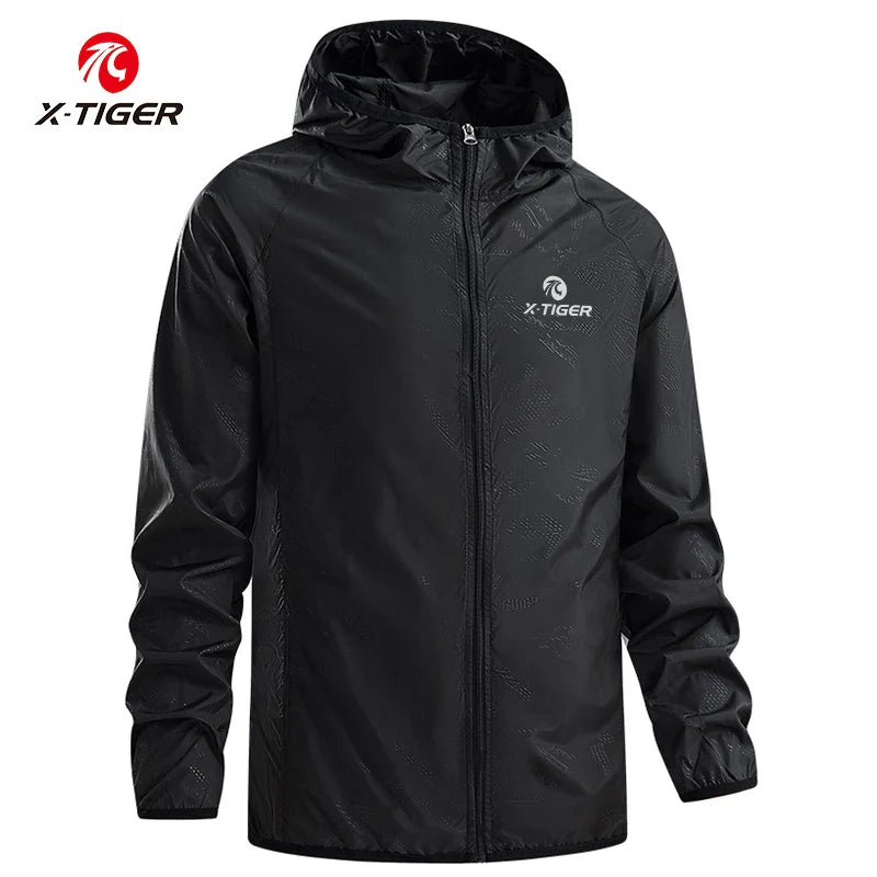 X-TIGER Windproof Reflective Cycling Jacket – Lightweight MTB