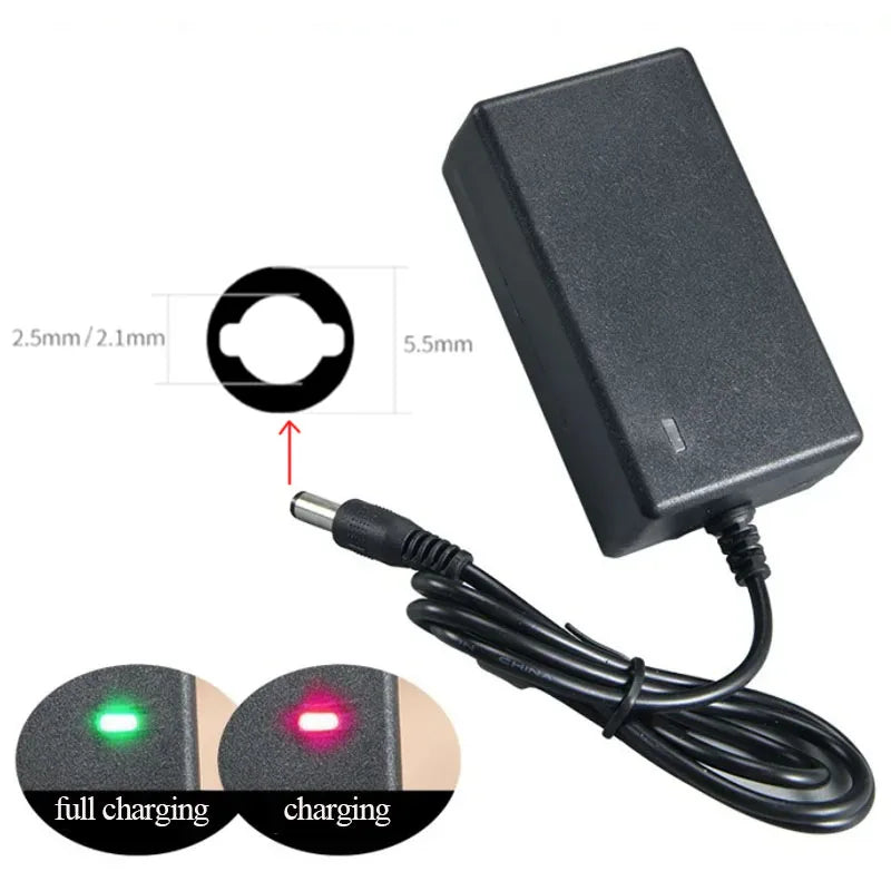 18650 Li-Ion Battery Charger 12.6V 2A / 21V 1A – Power Tools