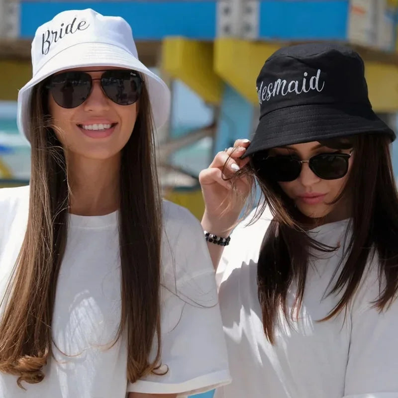 Bride Bridesmaid Bucket Sun Hat | Bachelorette Party Gift