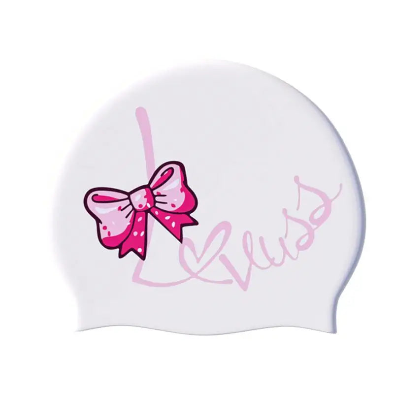 Women's Fashionable Long Hair Swim Cap, Wide Comfort Fit Silicone Waterproof Swimming Hat, Stylish and Durable Bathing Accessory Peaceful Pleasures Health and Wellness 1pcs