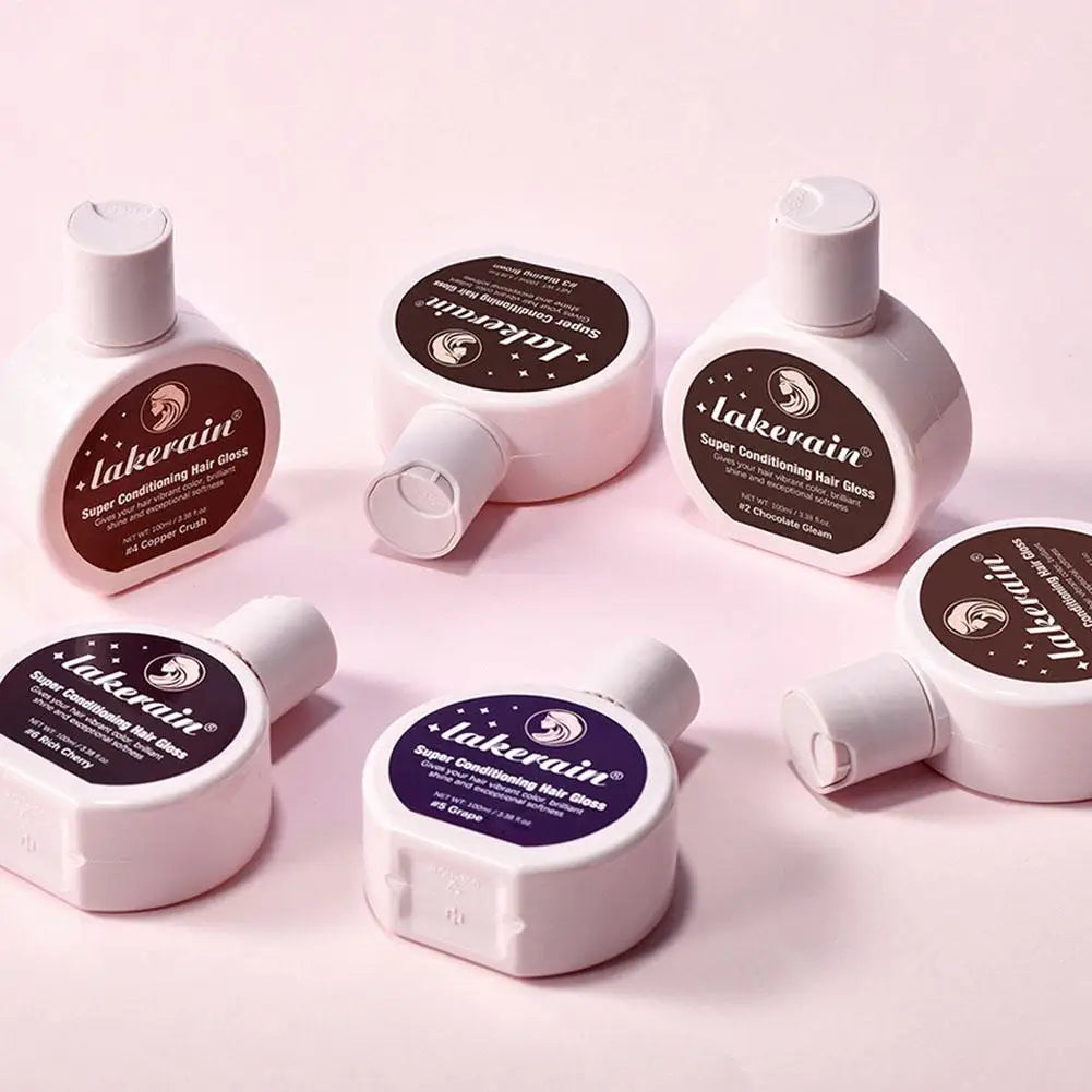 Hair Gloss Glaze Color Conditioner Gloss For Medium To Dark Brown Hair,Shine Moisturizing Hair Gloss Hair Mask For Natural Hair Peaceful Pleasures Health and Wellness