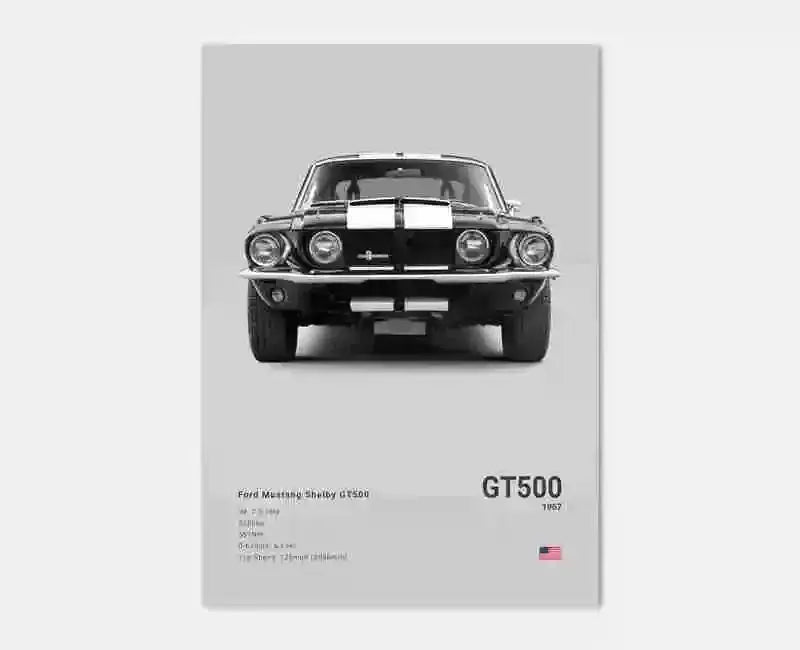 Luxury Supercar Canvas Print Aesthetic MK RS GT GTR SUV Photography Poster Ideal Wall Decor for Home Peaceful Pleasures Health and Wellness P18 50x70cm