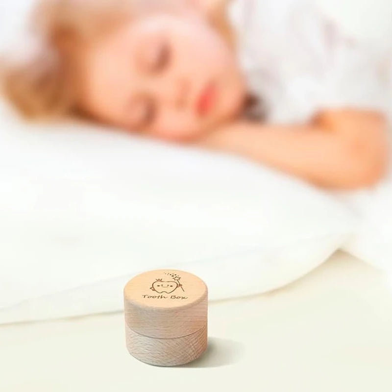 Natural Wood Tooth Fairy Box | Kids' Keepsake Storage Organizer Kids Keepsake Box Peaceful Pleasures Health and Wellness