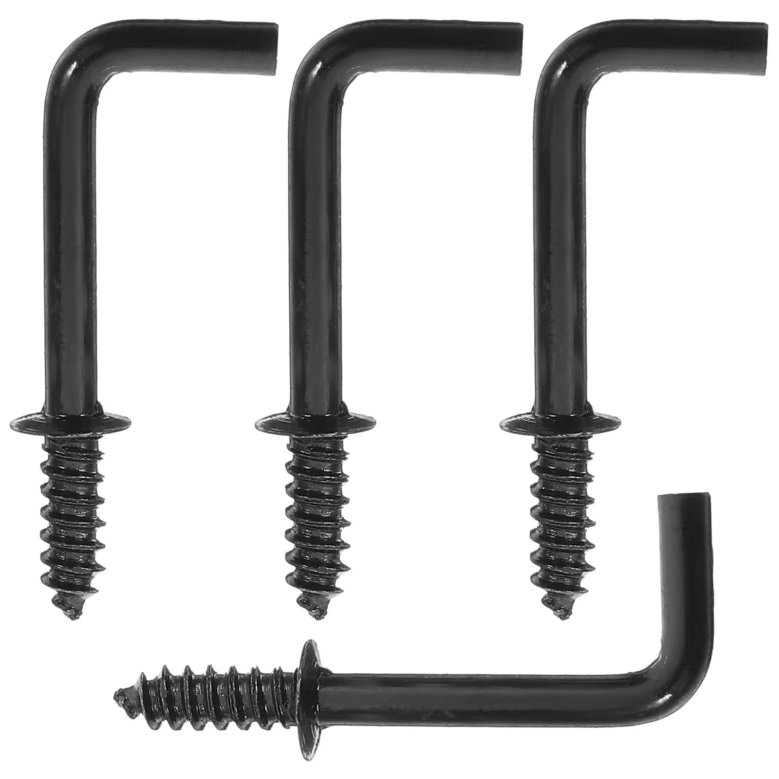 100Pcs Mini Right Angle Screw Hooks L Shape Self-Tapping Steel Hooks for Walls Decor Hanging Frames Artwork Jewelry Secure Peaceful Pleasures Health and Wellness