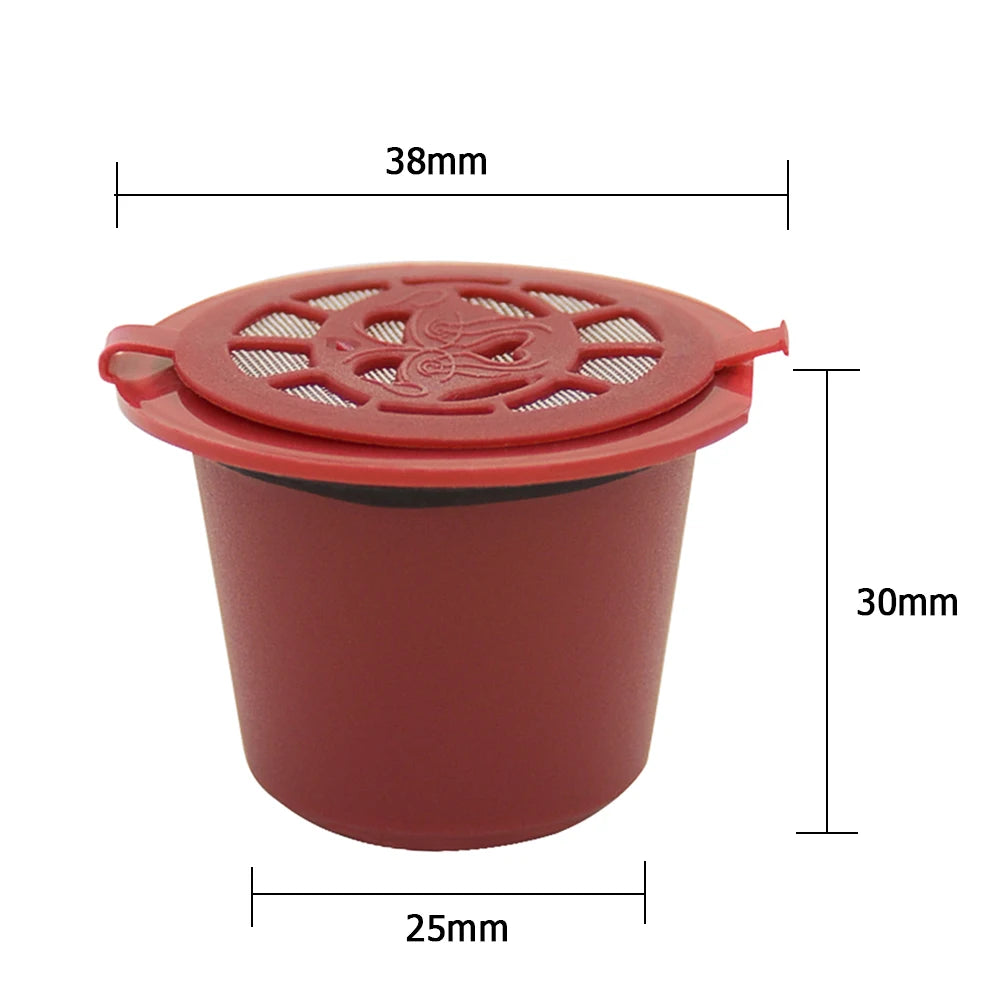 3pcs Refillable Reusable Coffee Capsule Filters for Nespresso Machine Peaceful Pleasures Health and Wellness
