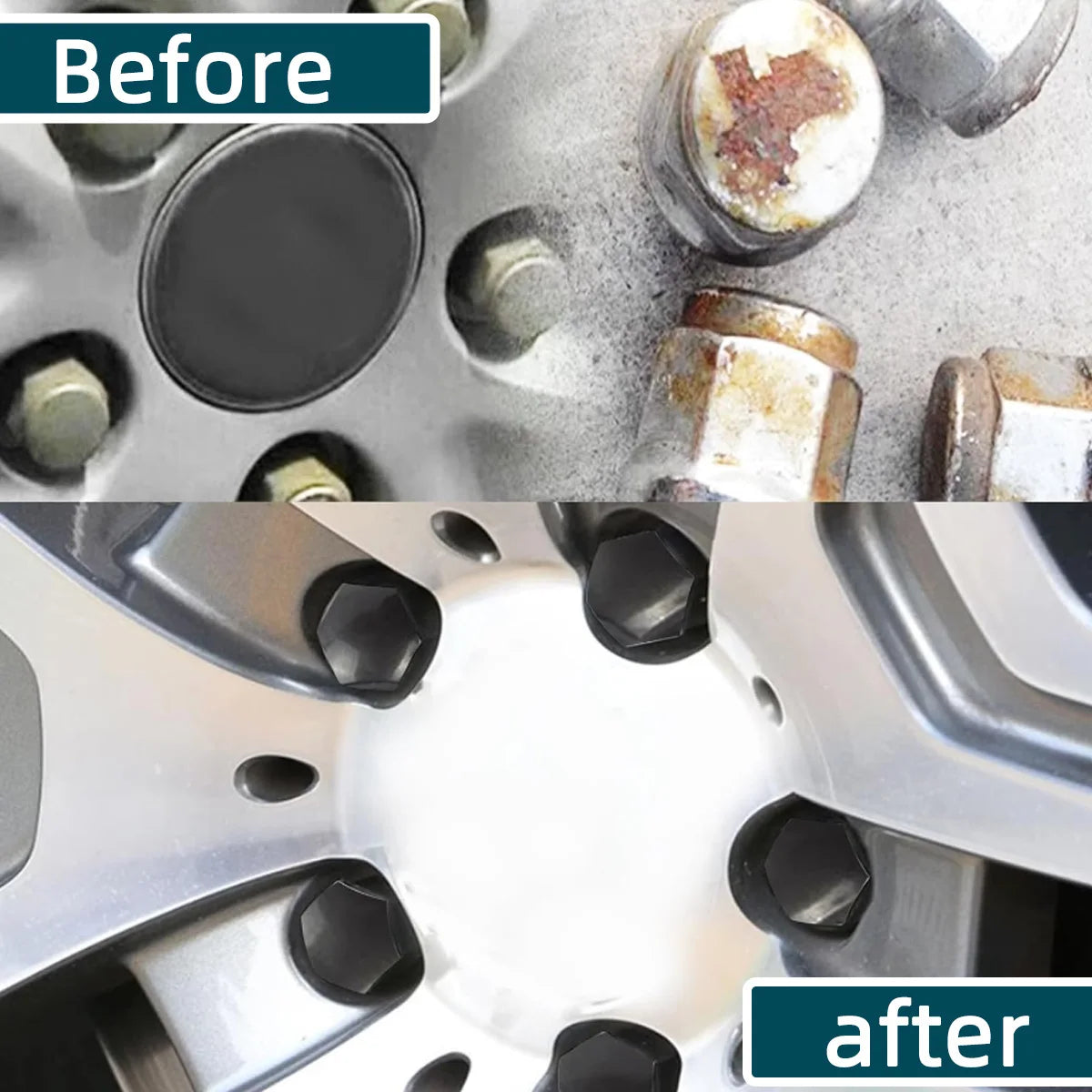 20-Pack Wheel Nut Stud Covers 17/19/21mm | Lug Nut Caps Peaceful Pleasures Health and Wellness
