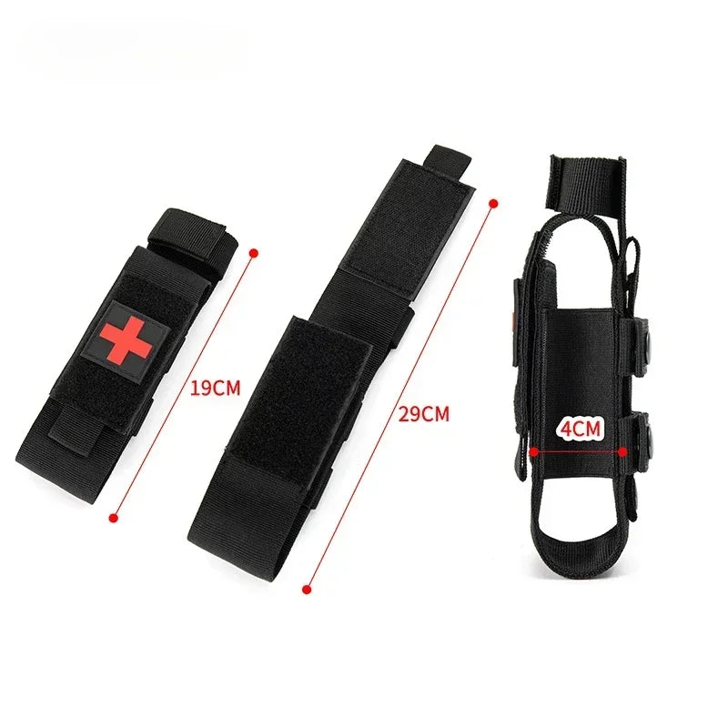 First Aid Kit Survival Kit Aluminum Rod Tourniquet Gauze Scissors Accessories Tool Outdoor Adventure Supplies Self Defense Peaceful Pleasures Health and Wellness