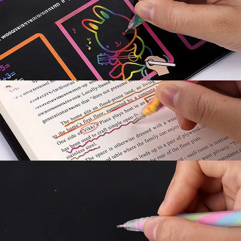 Neon Glitter Gel Pen Set 1.2mm | Journaling, Crafts & Art
