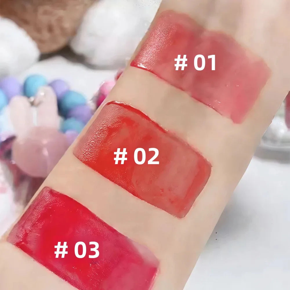 SAM SUGAR Rabbit Keychain Lip Gloss | Mirror Glaze Waterproof