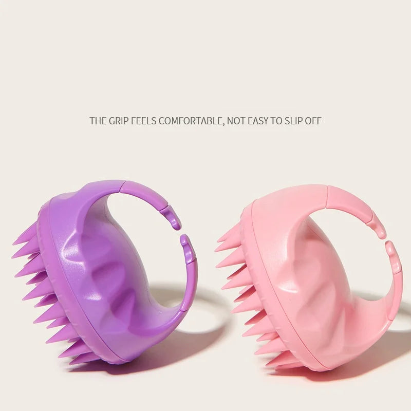 Scalp Scrubber Shampoo Brush & Massager with Handle