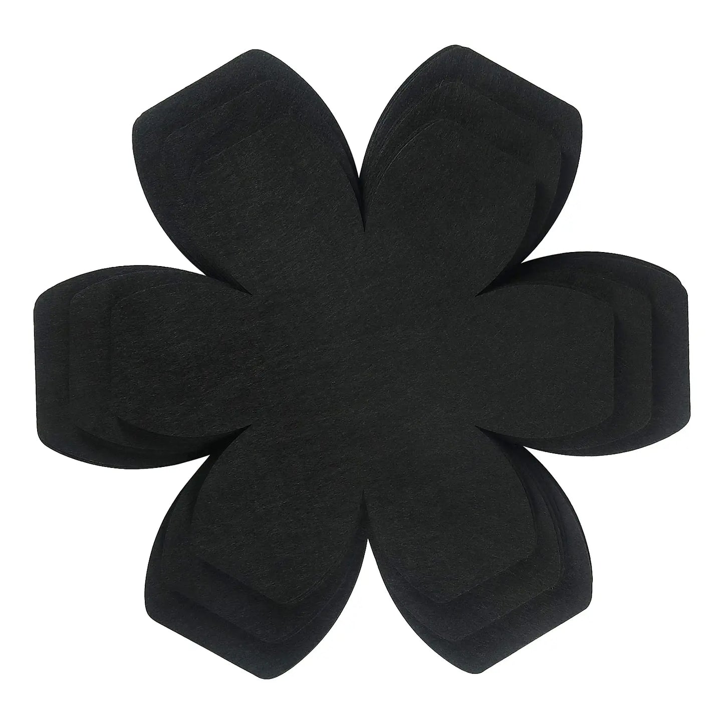 Pot and Pan Protectors 12pcs Dividers Pads Stacking Pan Protectors Pan Separators Pads for Protecting Separating Pots and Pans Peaceful Pleasures Health and Wellness Black 12pcs