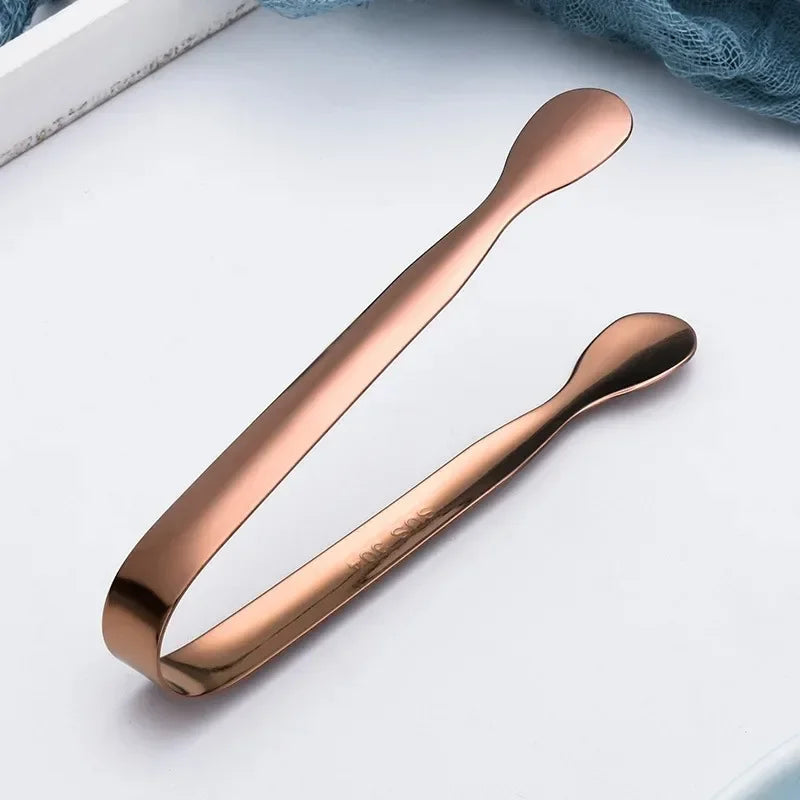 Stainless Steel Mini Tongs – Ice, Sugar Cube & Bread Clips