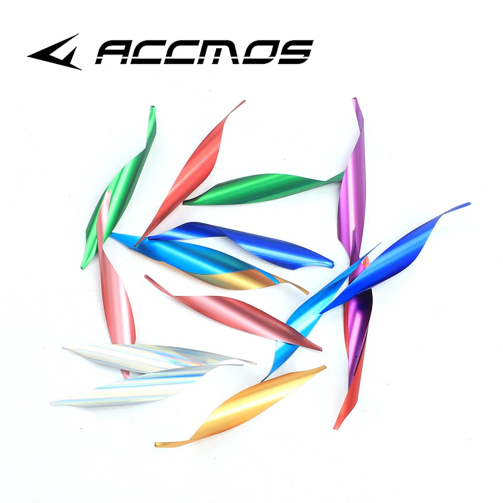 Archery Spin Vanes Spiral Feather DIY Arrow Sticker Tape Accessories