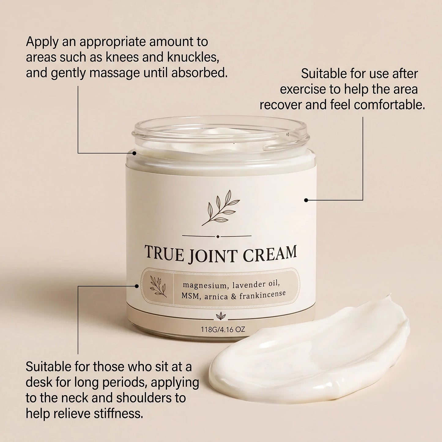 Joint Care Massage Ointment – Neck, Shoulder & Knee | 118g