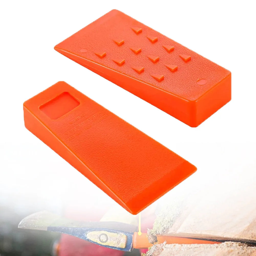 Portable Wedge Orange Plastic Felling Felled Chock Tree Cutting