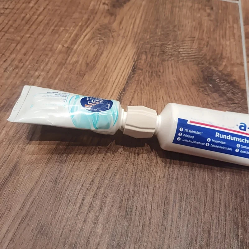 Toothpaste Squeezer Adapter No-spill Tube Roller Travel Home Bathroom