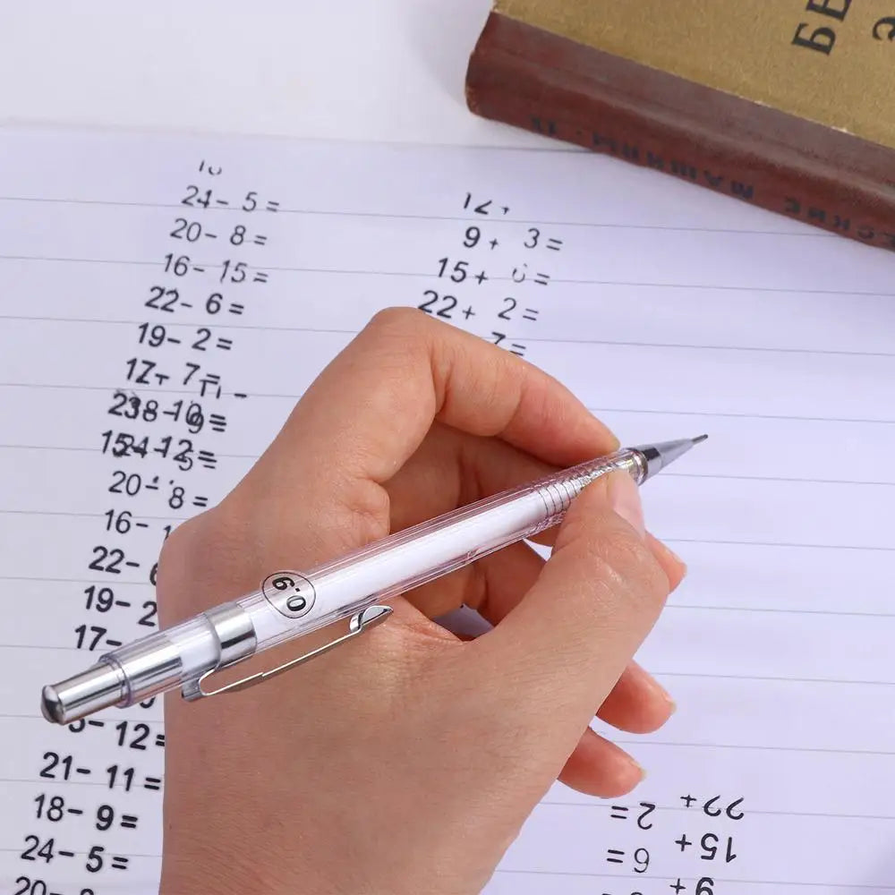 Stationery Office Art Painting Student Transparent Writing Propelling Pencil Automatic Pencil Mechanical Pencil Movable Pencil Peaceful Pleasures Health and Wellness