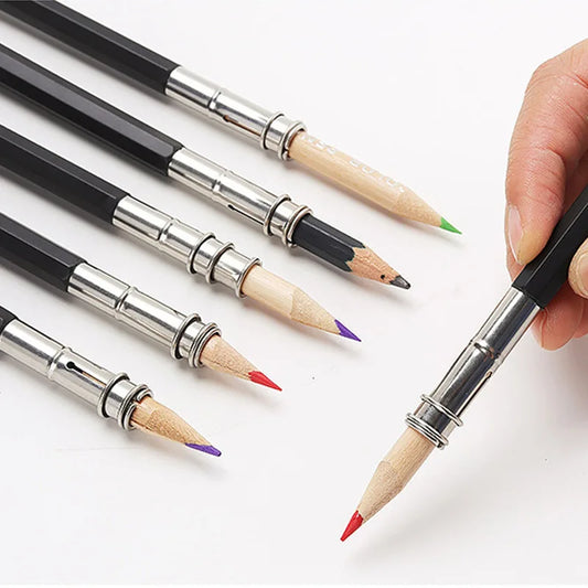 Bview Art Double Head Pencil Extender Pencils Holder Lengthener Peaceful Pleasures Health and Wellness