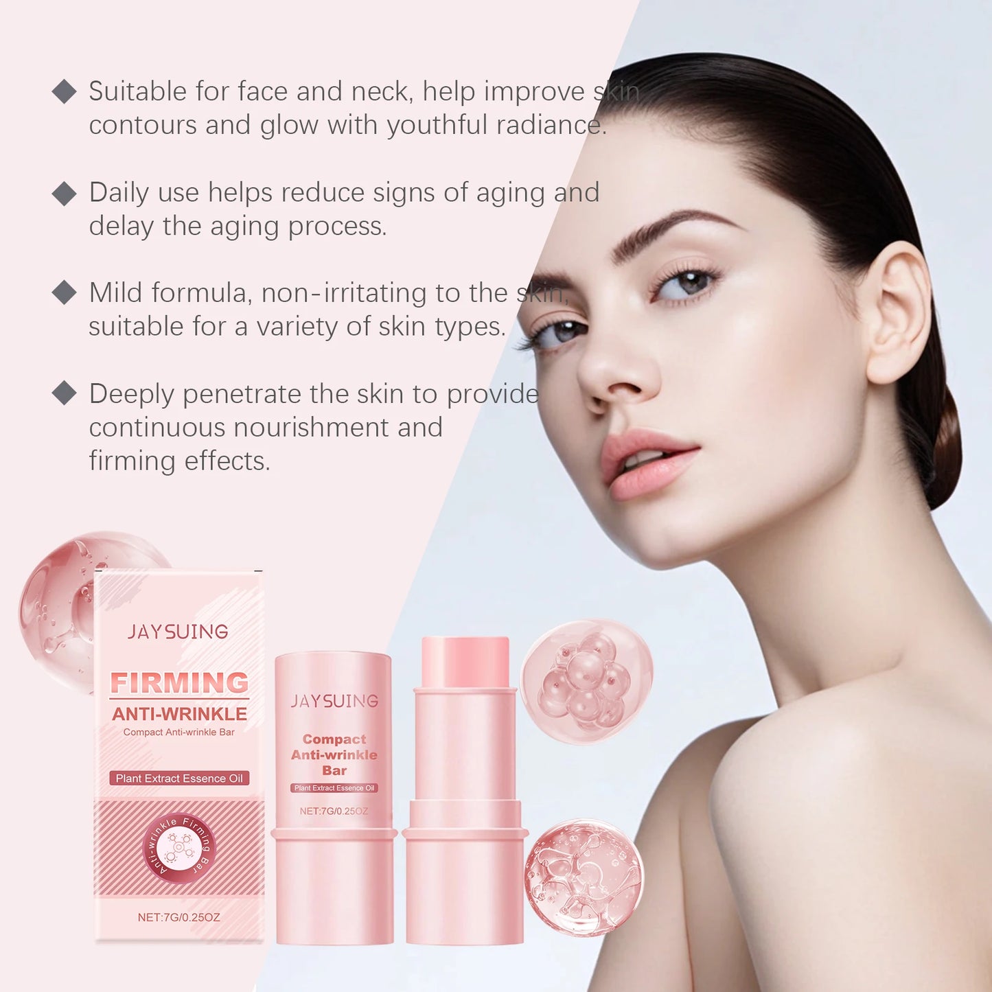 Jaysuing Firming Skin Balm | Collagen Anti-Aging Lifting Stick