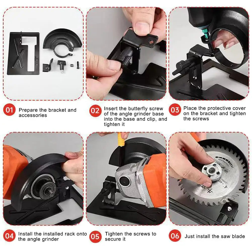Angle Grinder Universal Bracket Stand – DIY Cutting Table Base