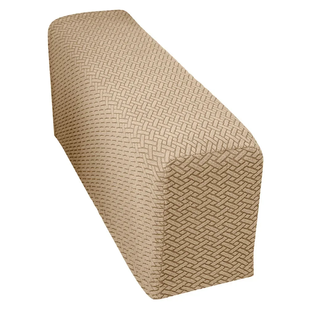 Sofa Arm Covers – Washable Checkered Armrest Slipcovers with Anti-Slip Pins | Set of 2 Peaceful Pleasures Health and Wellness Coffee United States