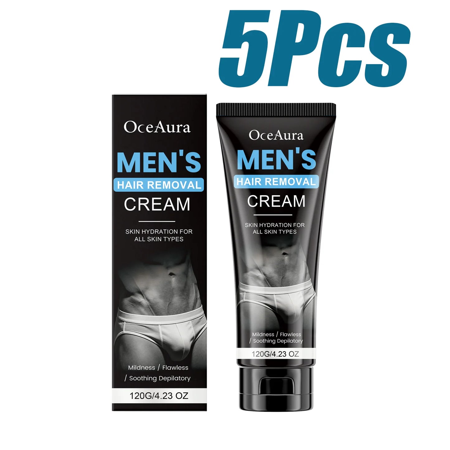 Men's Painless Hair Removal Cream – Chest Arms Legs