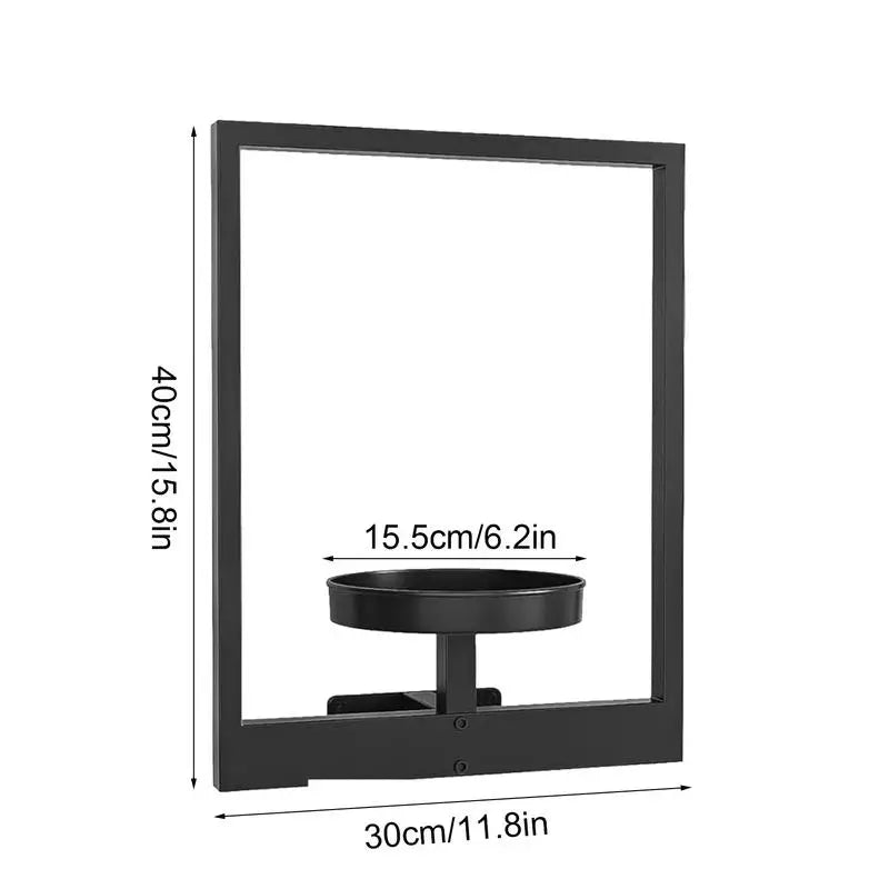 Metal Photo Frame Wall Planter | Wall Mounted Succulent Holder
