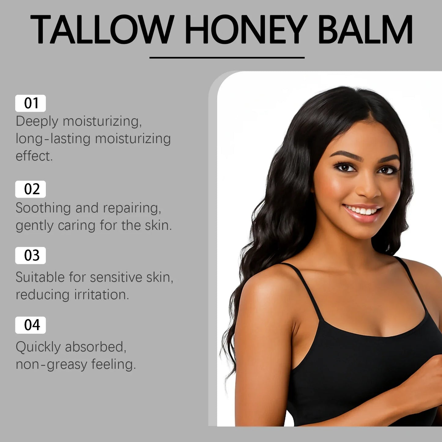 Tallow Honey Face & Body Cream – Deep Moisture Sensitive Skin