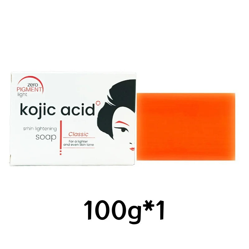 Kojic Acid Soap Face Body 100g Handmade Papaya Soap Deep Cleansing Brightening Skin Whitening Soap For Daily Facial Cleansing Peaceful Pleasures Health and Wellness Kojic acid soap 100g