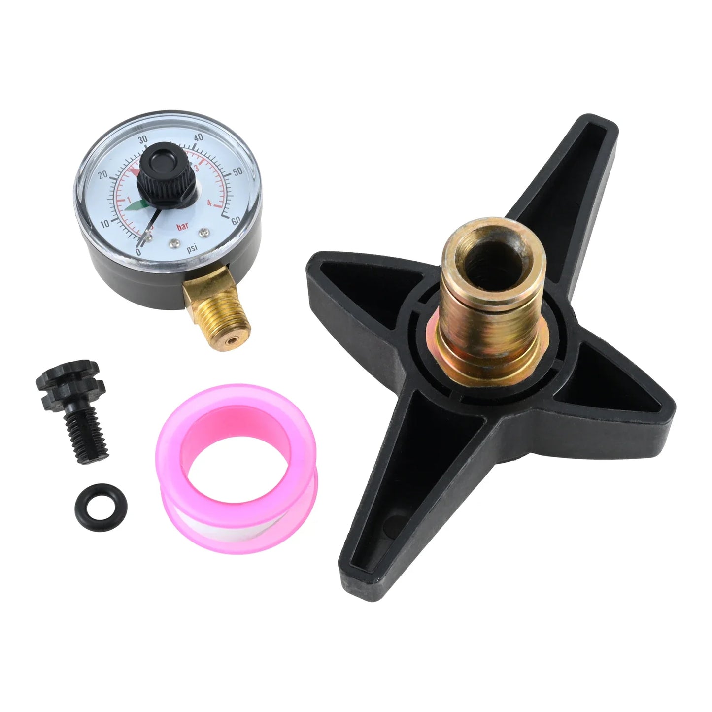 Star-Clear Plus Filter Kit: Knob, Vent Valve & Pressure Gauge