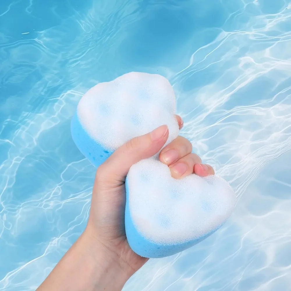 1/2Pcs Bath Sponge Women/Men Exfoliating Body Sponges Bath Sponges Pouf Foam Loofahs Sponge To Spa Reusable Bathing Accessories Peaceful Pleasures Health and Wellness